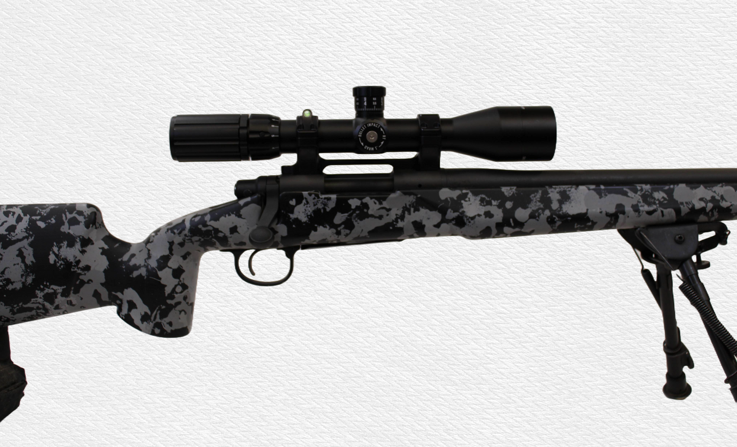 Exterra Precision Remington 700 Short Action Scope Mount On Rifle